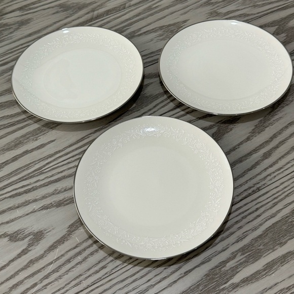 Vintage Noritake China Lorelei 8 1/4in Salad Plates x3 - Picture 1 of 6